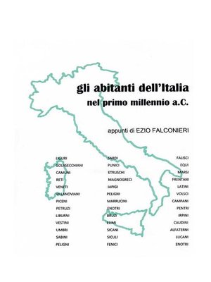 cover image of Gli abitanti dell'Italia nel primo millennio a.C.